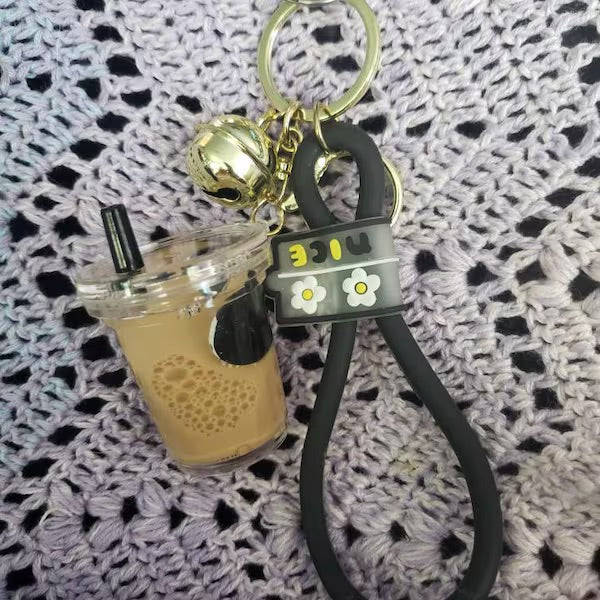 LLAVERO ACRILICO VASO COFFE GATO LLAVERO ACRILICO VASO COFFE GATO